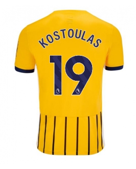 Brighton Charalampos Kostoulas #19 Maglia Gara Terza Repliche 2025-26 Maniche Corte